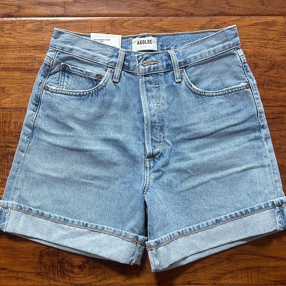 Agolde Dame Jean Shorts NWT sz 27
